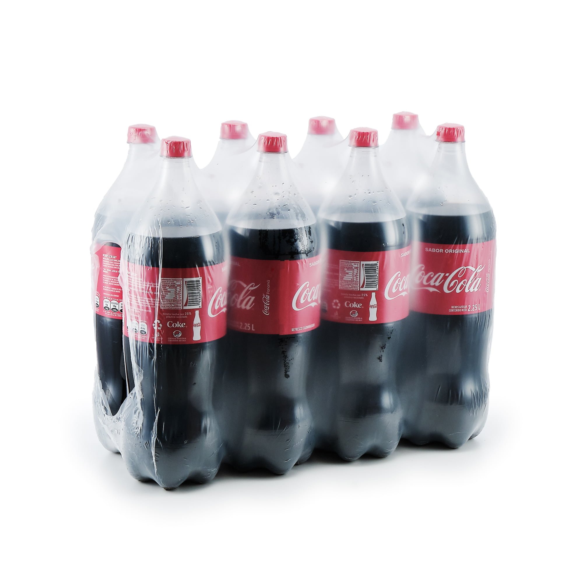 CAJA COCA COLA 2.25 LITROS 8U – Iris Panama
